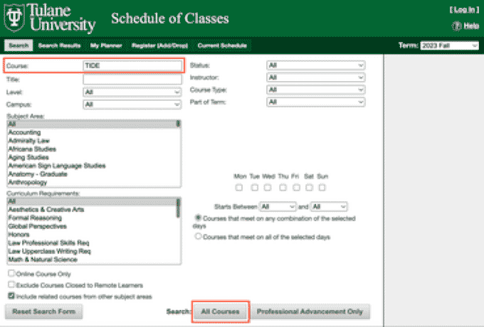screenshot of instructions