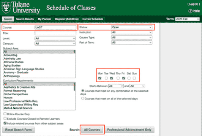 screenshot of instructions