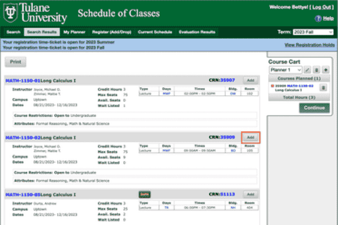 screenshot of instructions