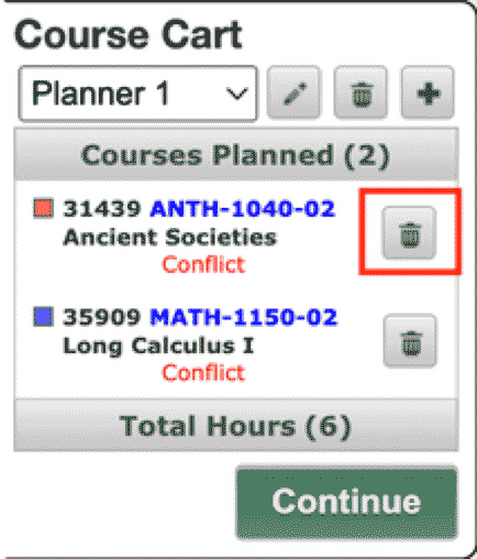 screenshot of instructions